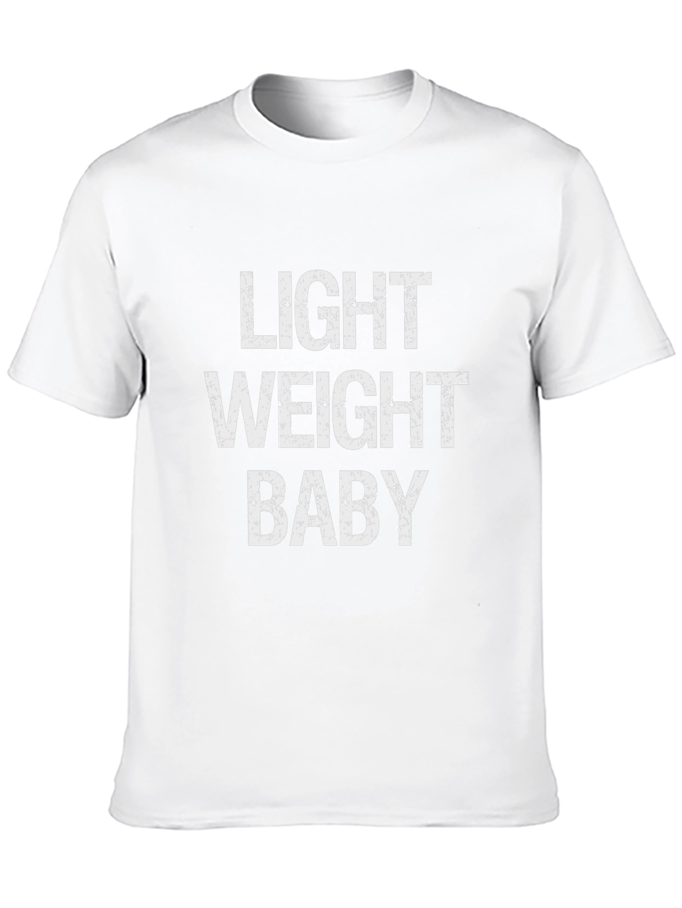 Light Weight Baby - Mens Black T-Shirt