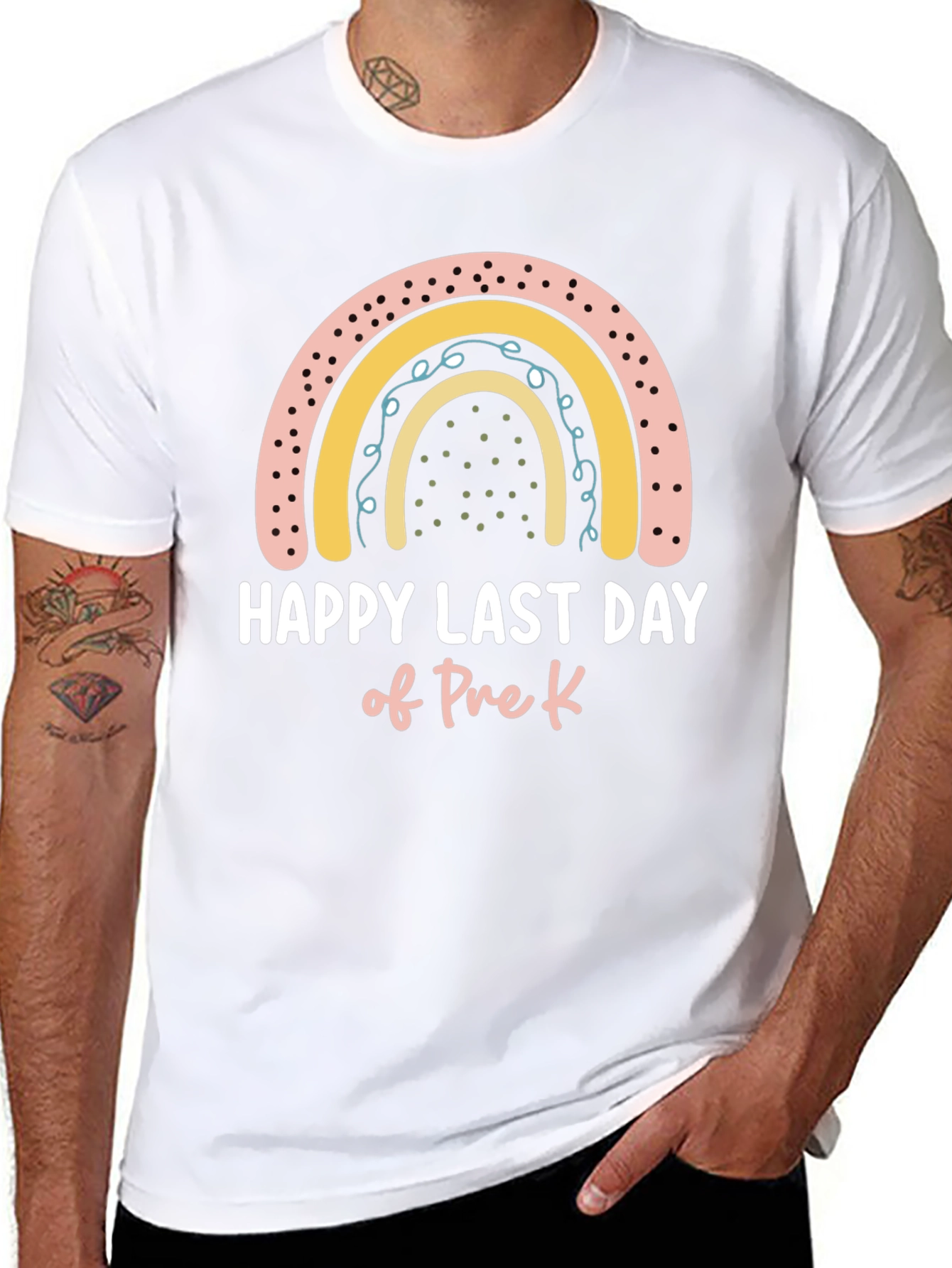 Happy Last Day of Pre-K Rainbow T-Shirt