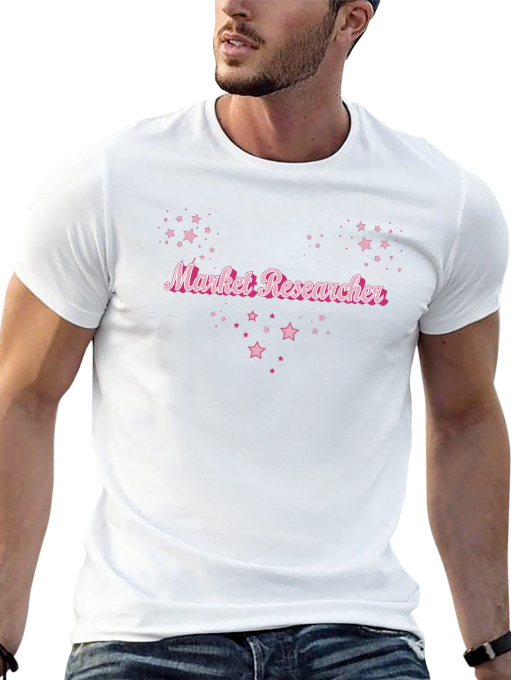Market Researcher Star Graphic T-Shirt