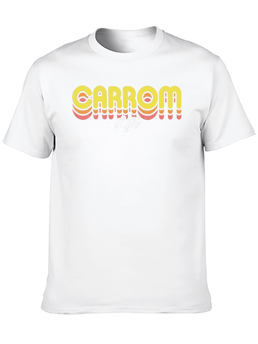 Carrom Life Retro Style Graphic Tee