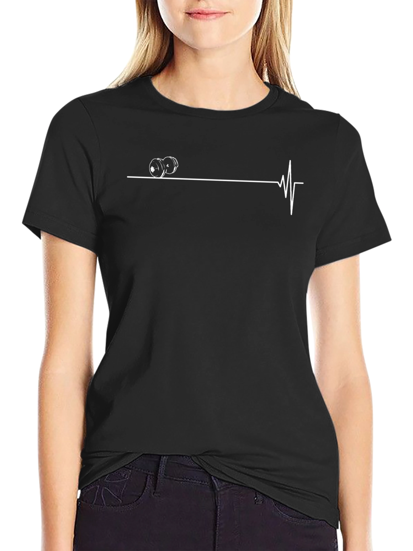 Fitness Heartbeat Graphic T-Shirt