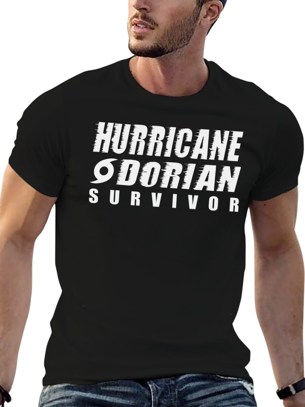 Hurricane Dorian Survivor T-Shirt - Black