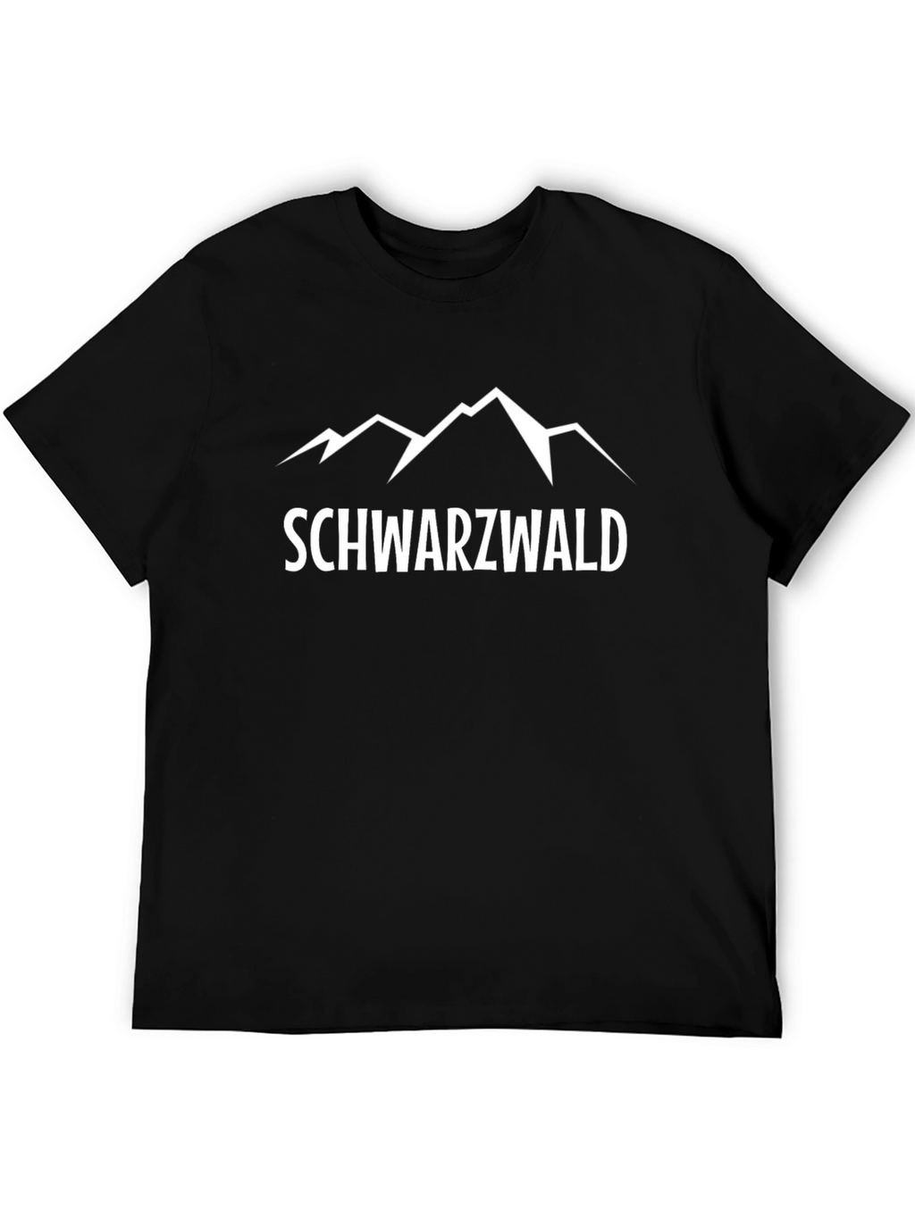 Schwarzwald Black Graphic Tee - Mens Casual T-Shirt
