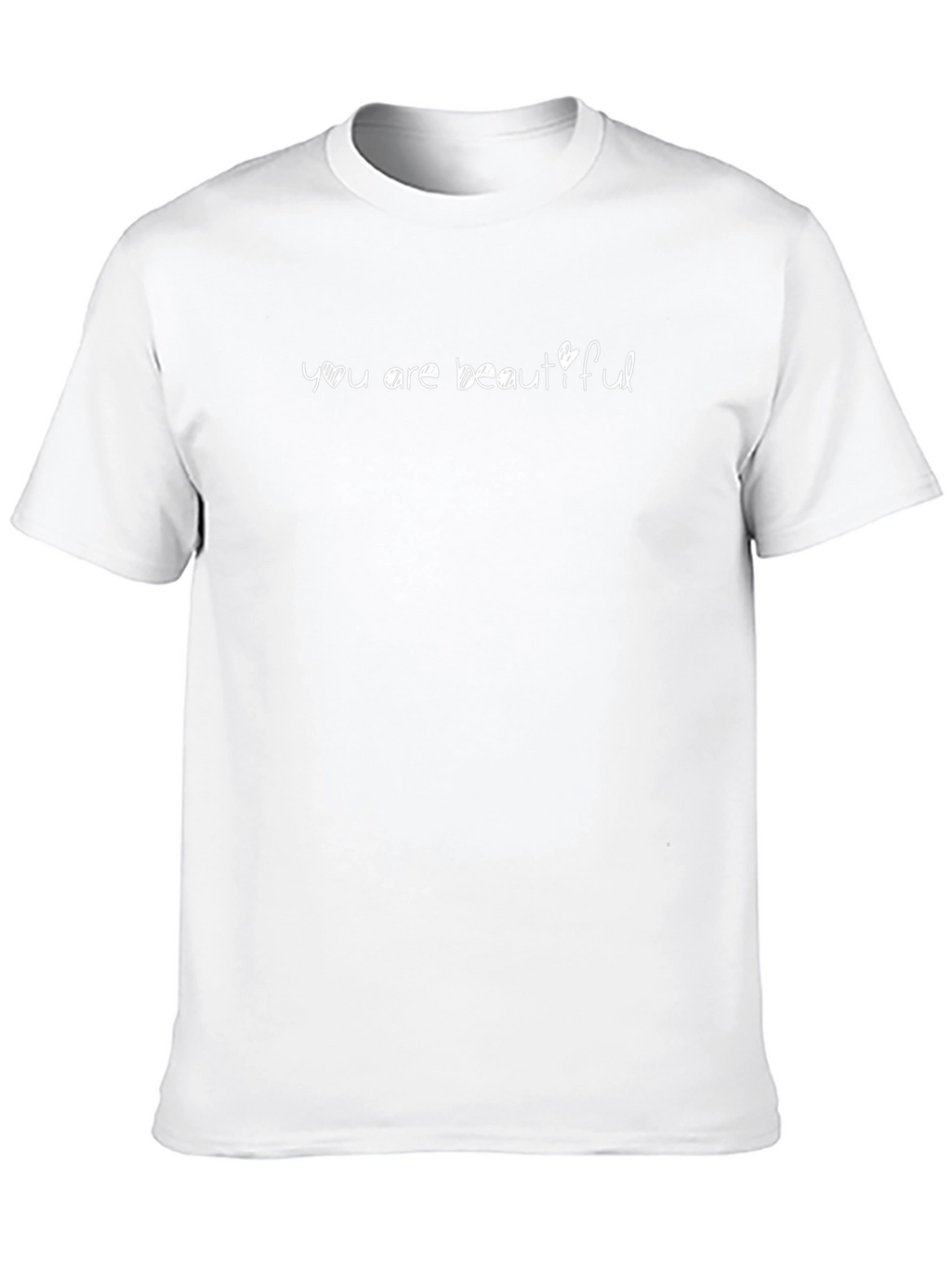 You Are Beautiful Graphic Tee - Black