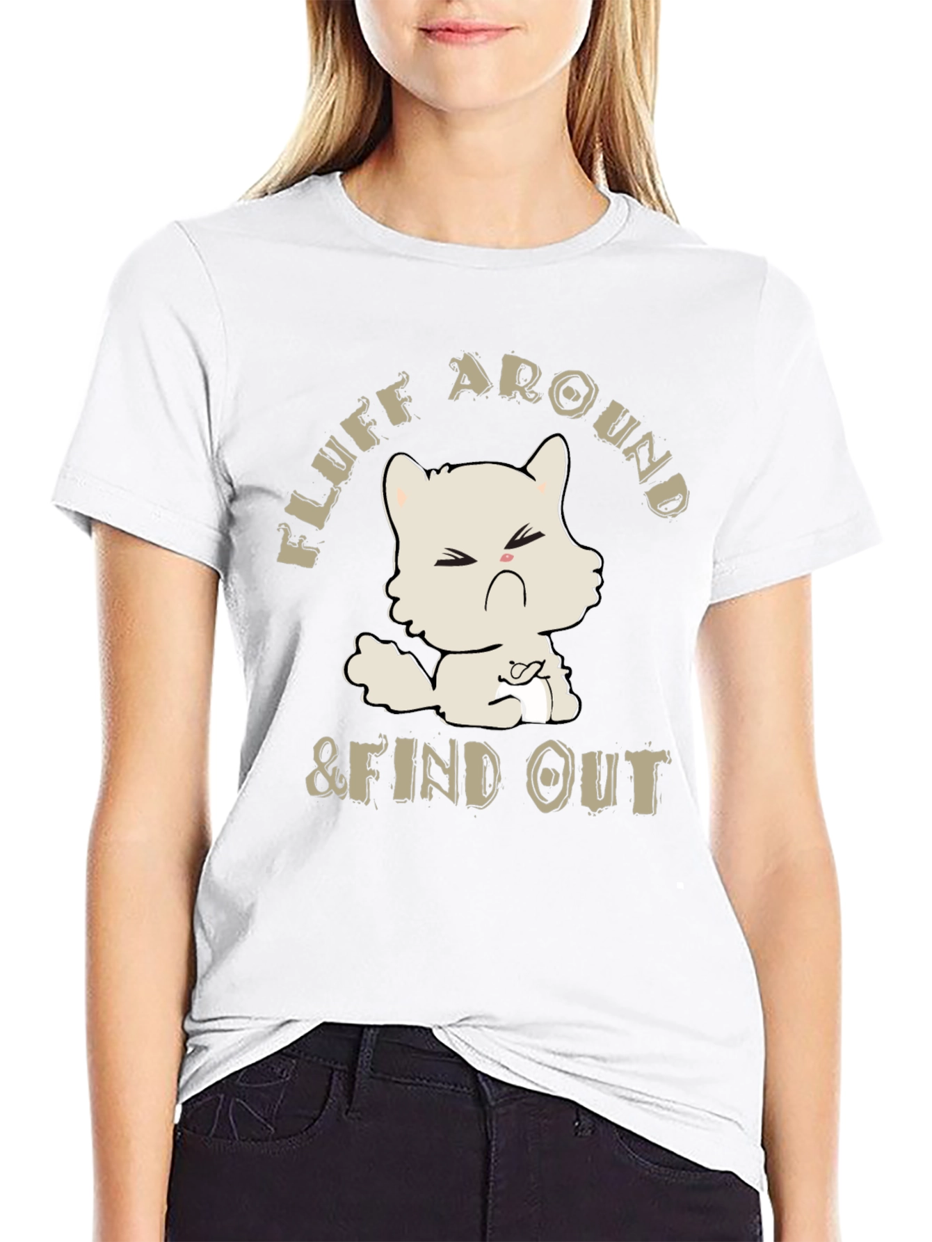 Fluff Around & Find Out Cat Graphic Tee