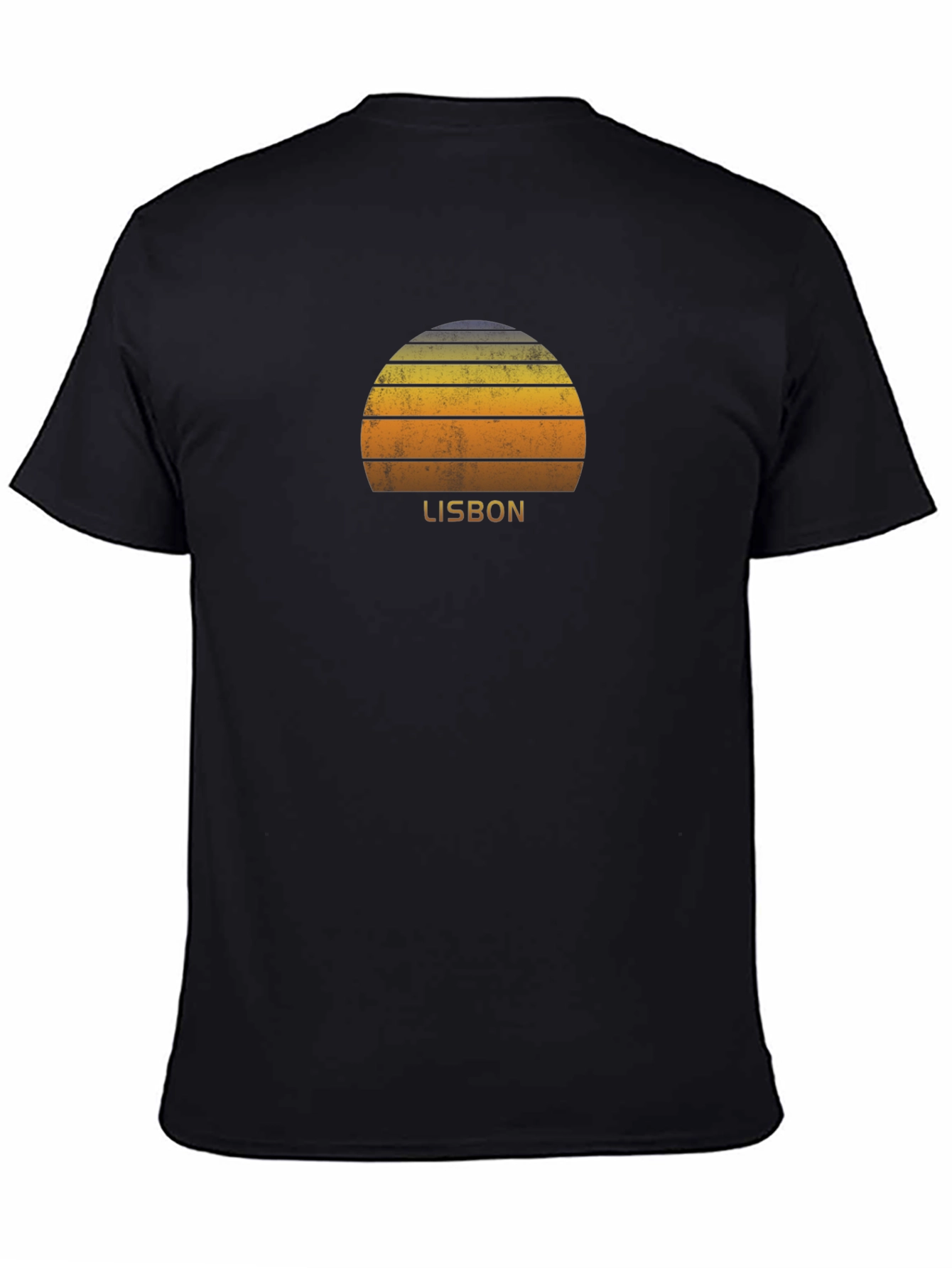 Lisbon Sunset Graphic T-Shirt - Vintage Style