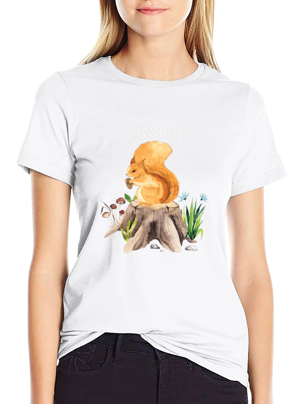 Squirrel on Stump T-Shirt - Sydney