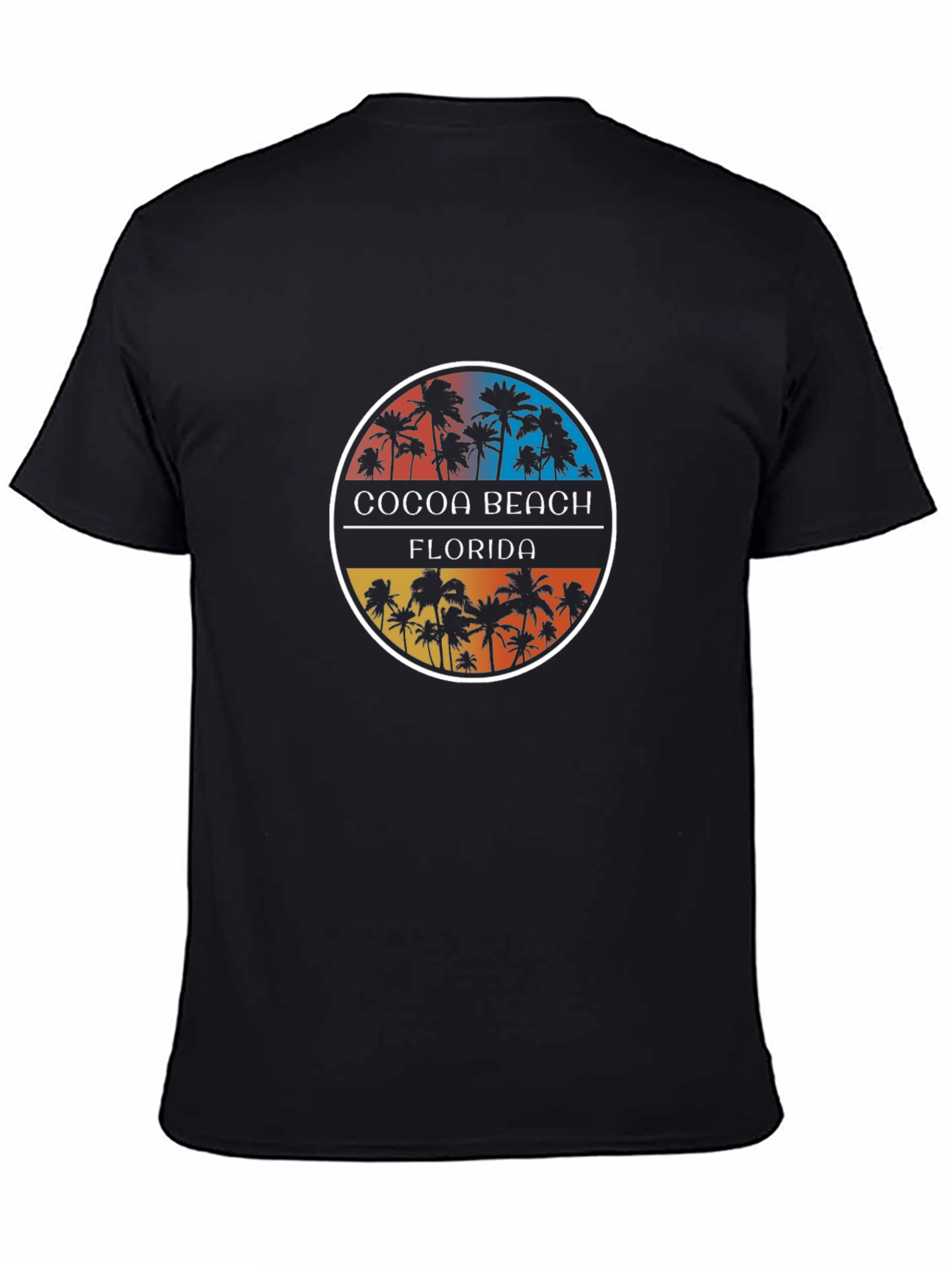 Cocoa Beach Florida Palm Tree Graphic T-Shirt
