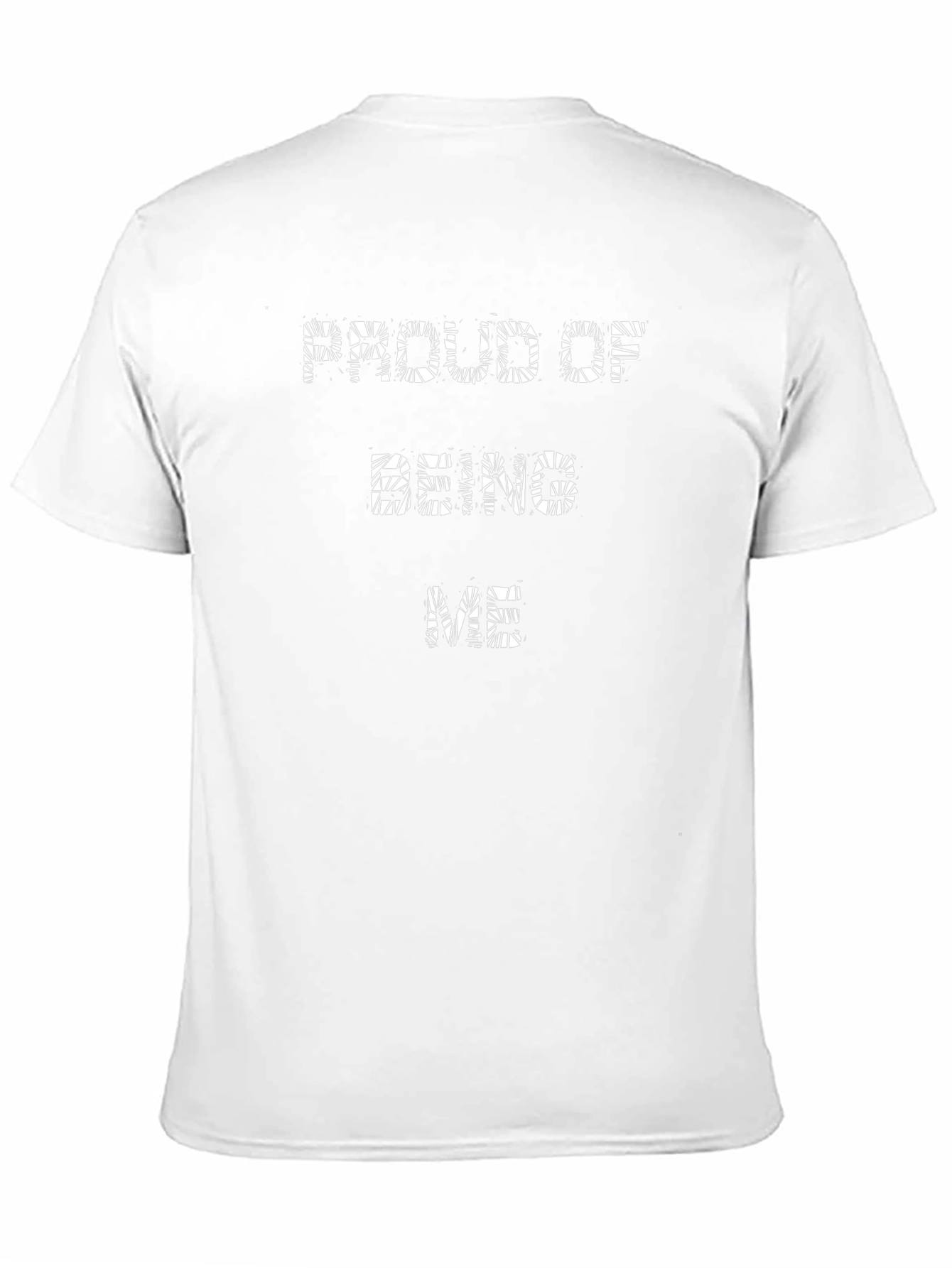 Proud of Being Me Black Tee