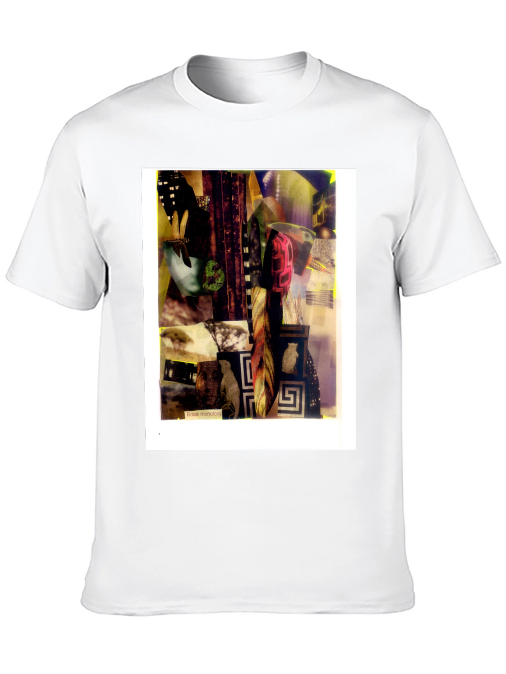 Abstract Art Graphic Black T-Shirt