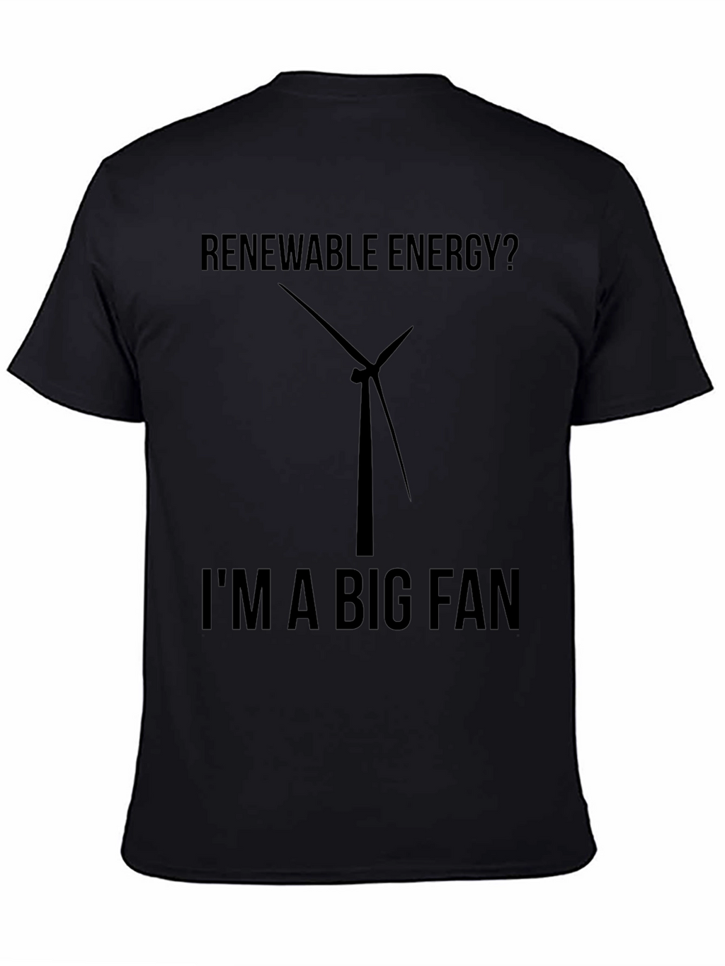 Renewable Energy Fan T-Shirt - Eco-Friendly Tee