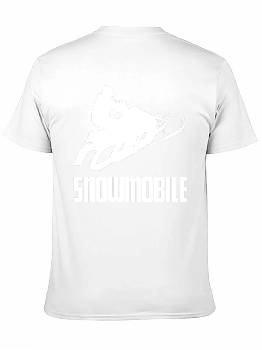 Snowmobile Black Graphic T-Shirt