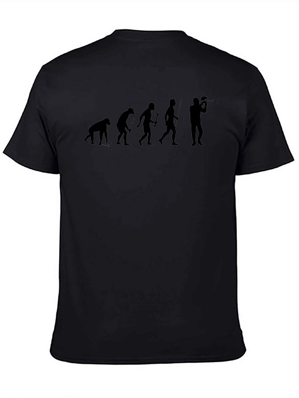 Evolution of Paintball T-Shirt - Black