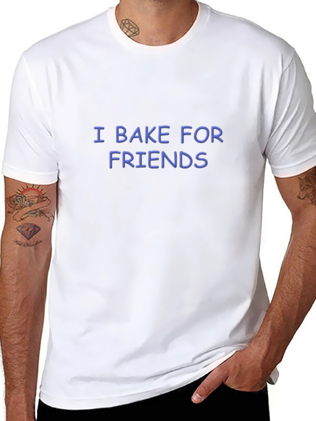 I Bake for Friends Funny Baking T-Shirt
