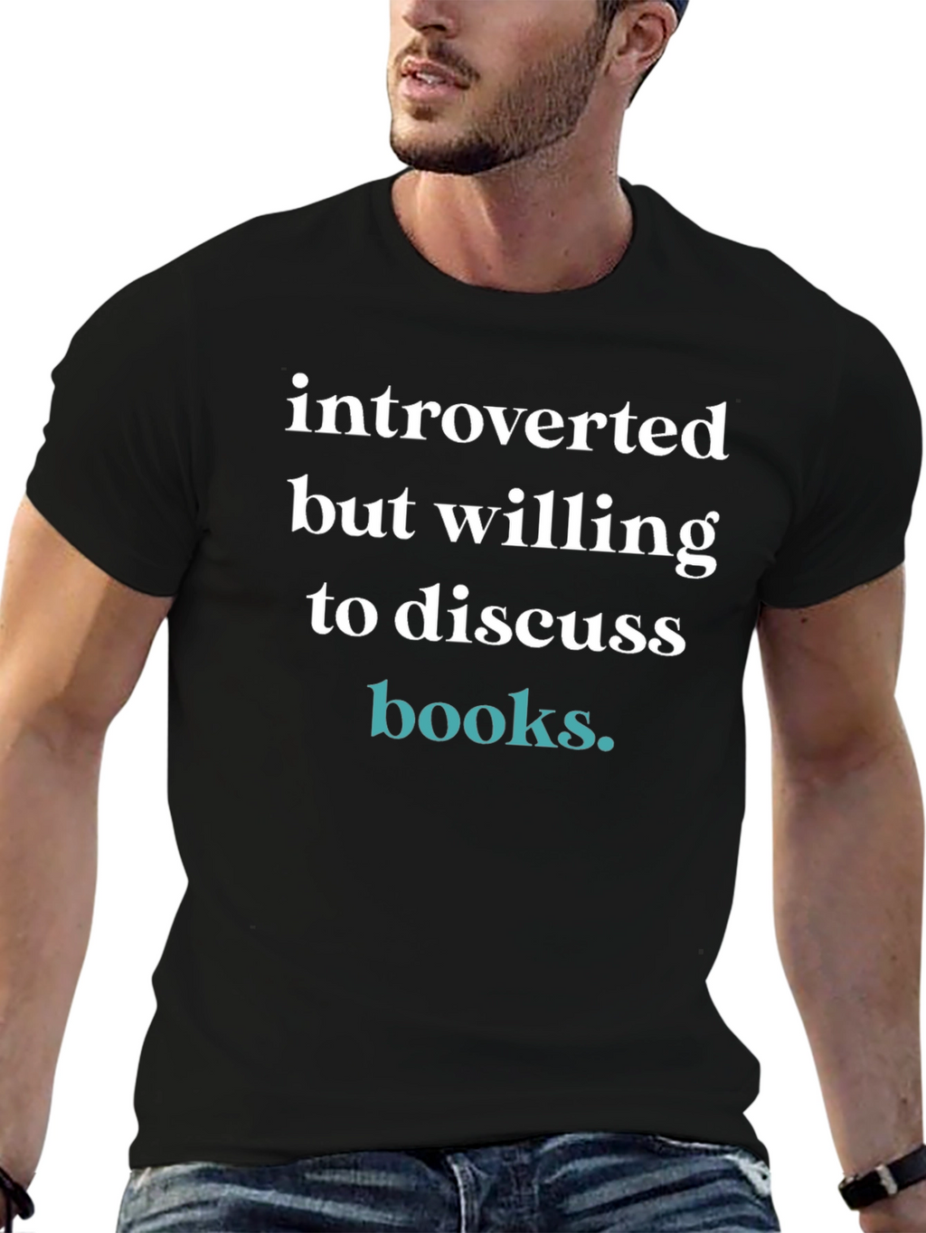 Introverted But Willing to Discuss Books T-Shirt