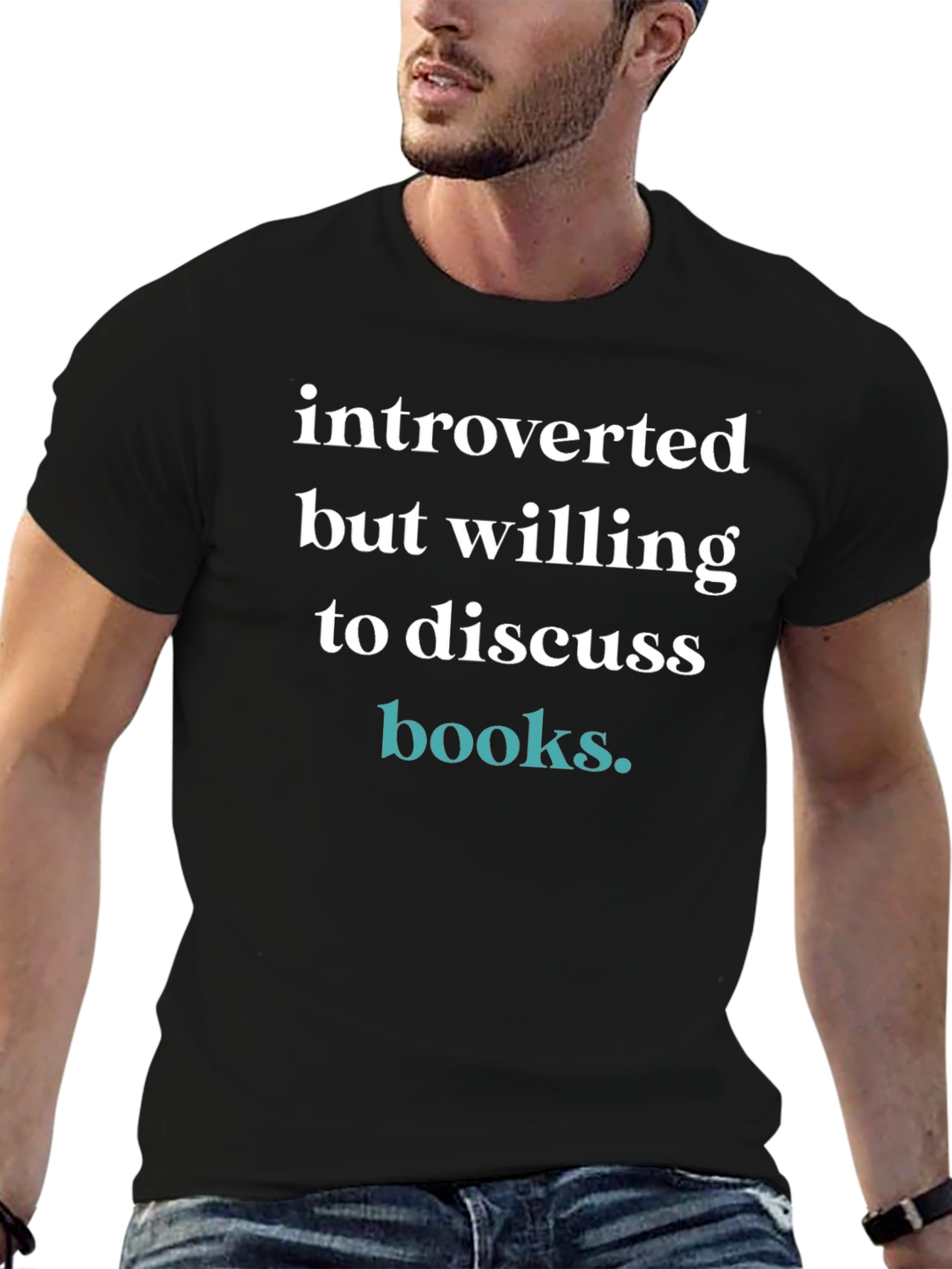 Introverted But Willing to Discuss Books T-Shirt