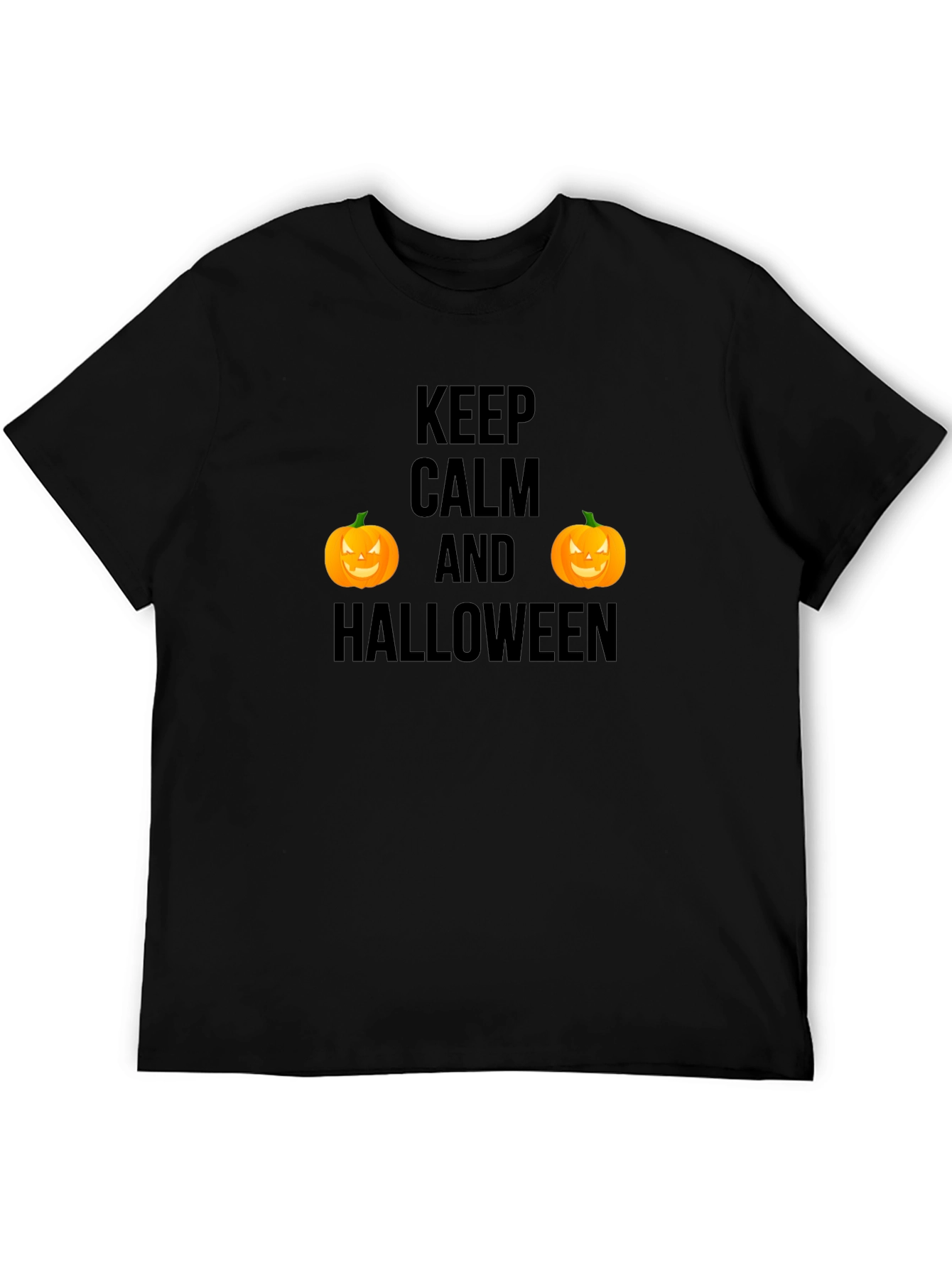 Keep Calm Halloween T-Shirt - Pumpkin Tee