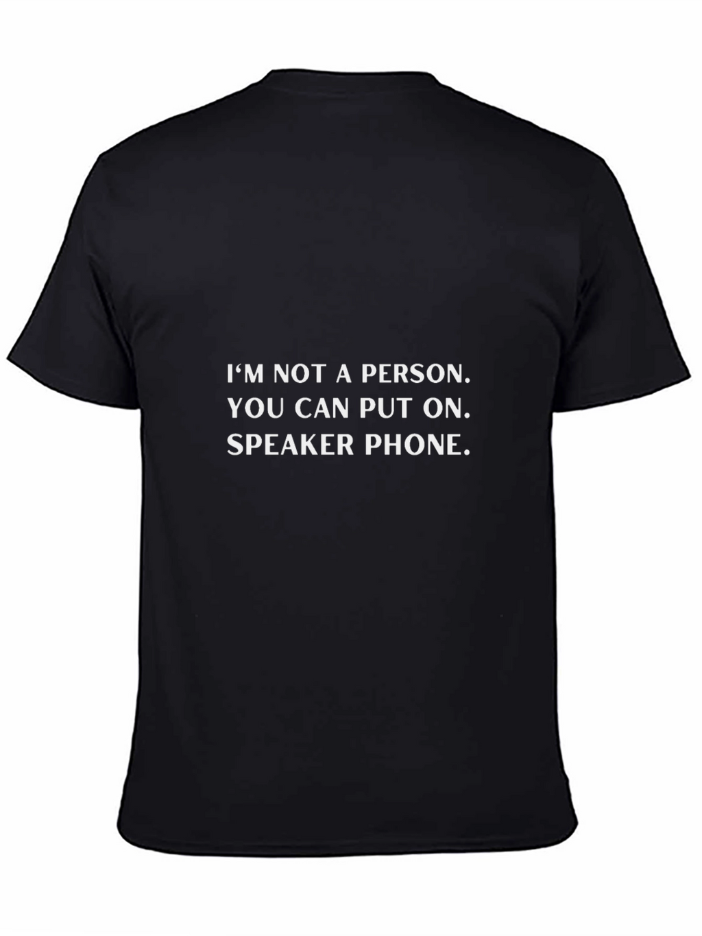 Speaker Phone Slogan T-Shirt